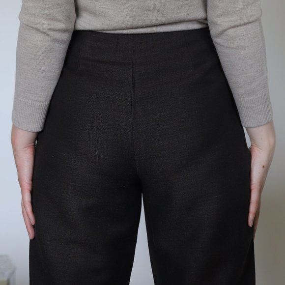 Chocolate brown work slacks - Picture 5 of 5